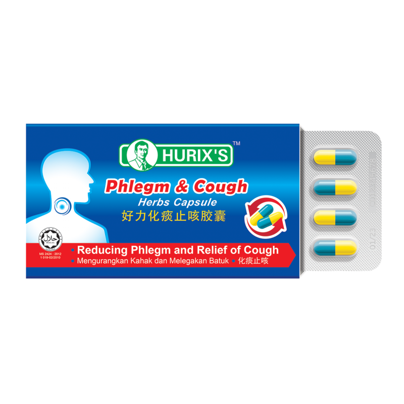 Hurix's Phlegm & Cough Herbs Capsule