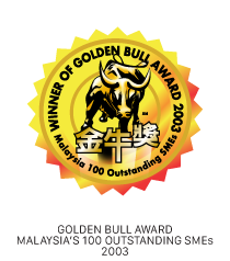 Golden Bull Award Malaysia's 100 Outstanding SMEs 2003 logo